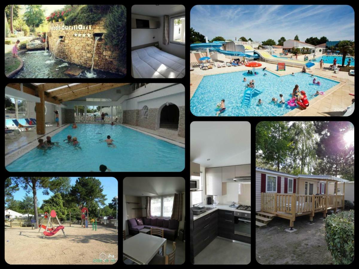 Mobil-Home 4 6 Personnes 2 Chambres Camping Le Bois Dormant Saint-Jean-de-Monts Dış mekan fotoğraf